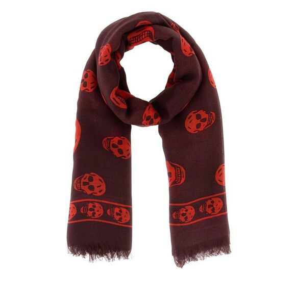 Alexander Mcqueen Men Printed Modal Blend Foulard